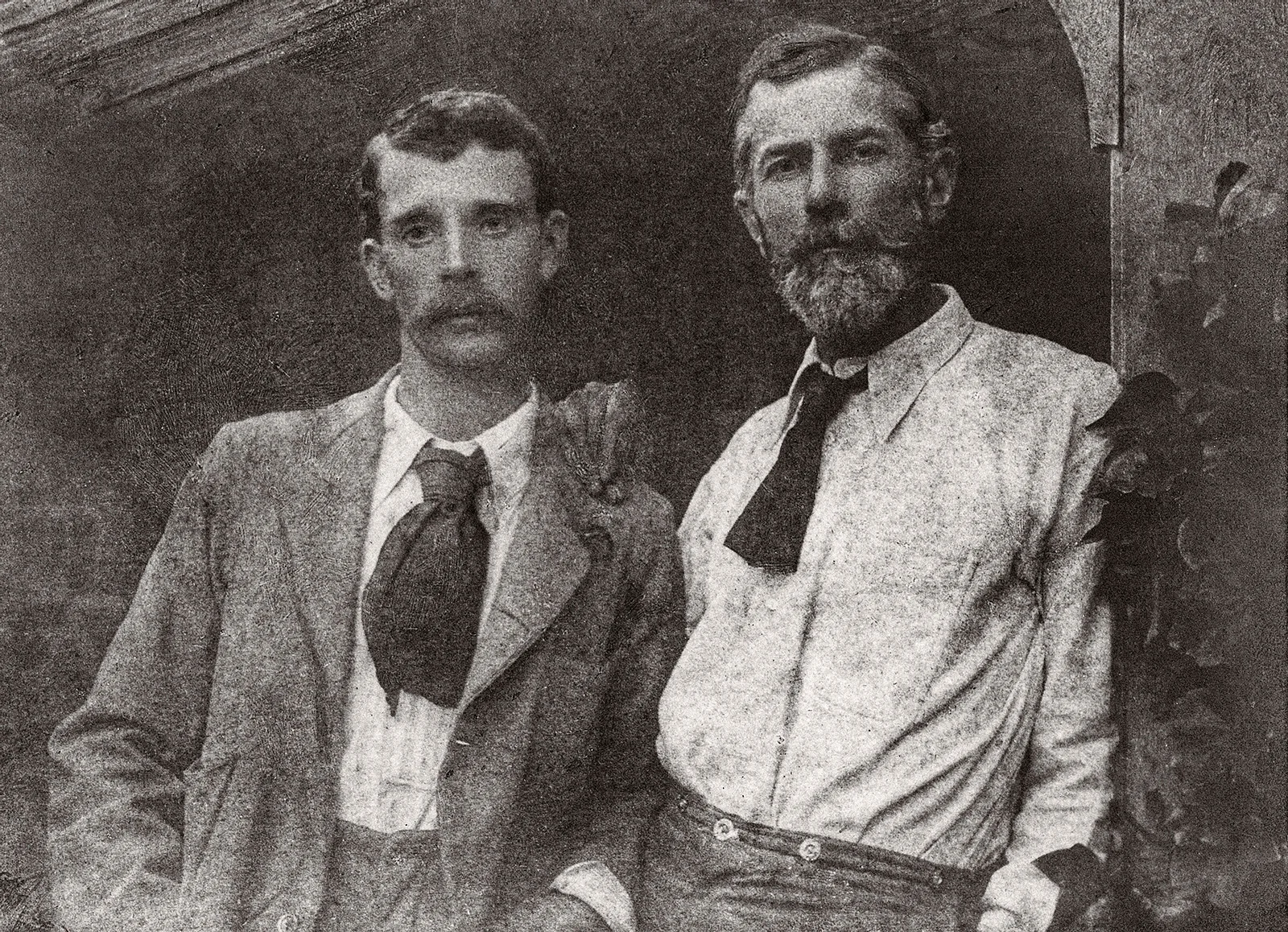 Edward Carpenter and George Merrill (left)