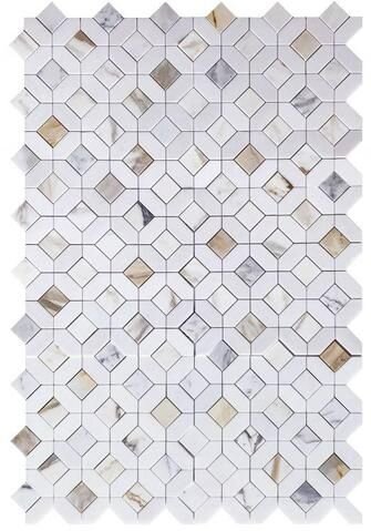 Calacatta Gold Eclipse Marble Mosaic Tile.jpg