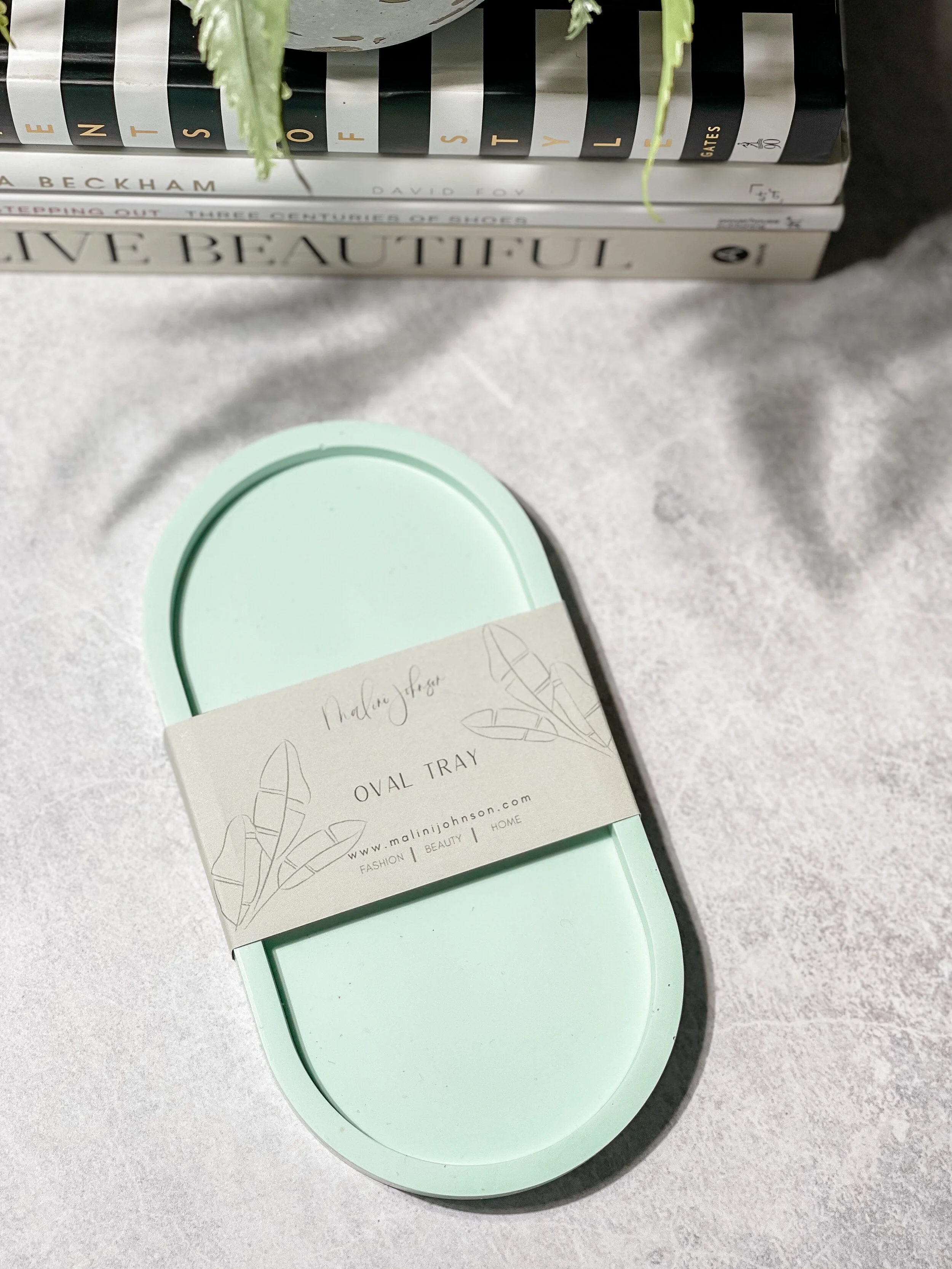 Oval Tray  (Mint)