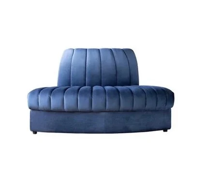 Estelle Modular Sofa, Outward Curved , Blue