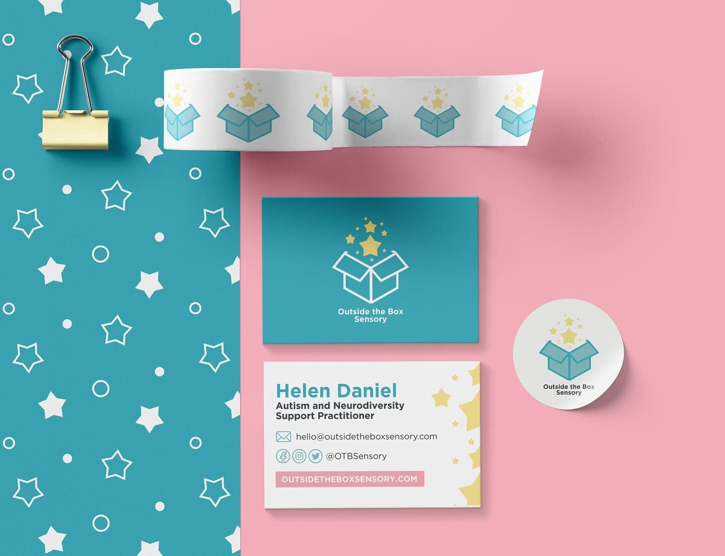 2023 was a bit of a whirlwind for me but this project was definitely one of my favourites! I loved developing this brand for Helen at Outside The Box Sensory, and these are just a couple of the products I designed to go in her support boxes ⭐️

I&rsq