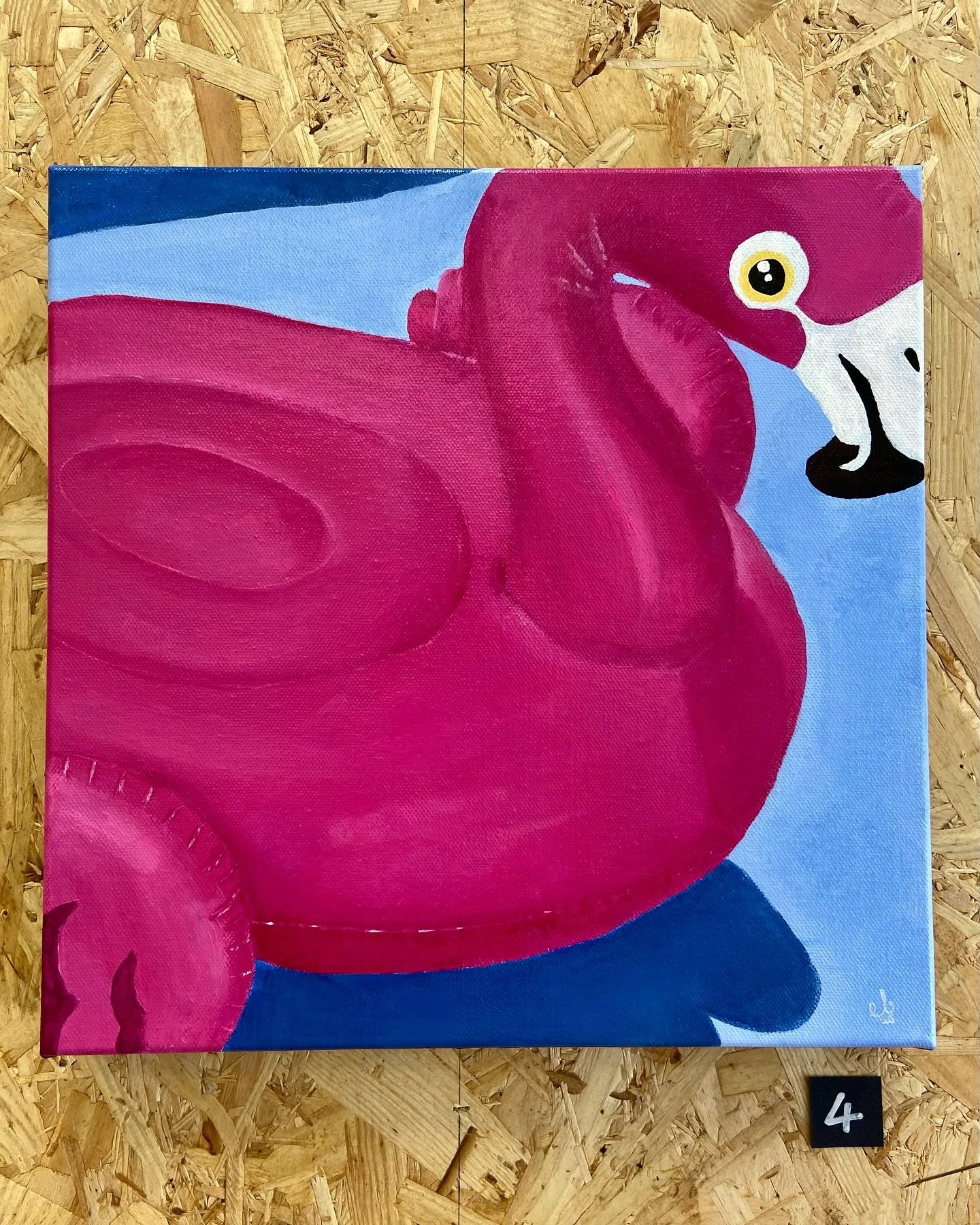 After two years away from the canvas, I finally picked up a paintbrush again. &lsquo;Float On&rsquo; is my piece for our exhibition The Palette Project: PINK at @greatbear_gallery - painted in acrylic on canvas. 

It&rsquo;s a privilege to be shown a