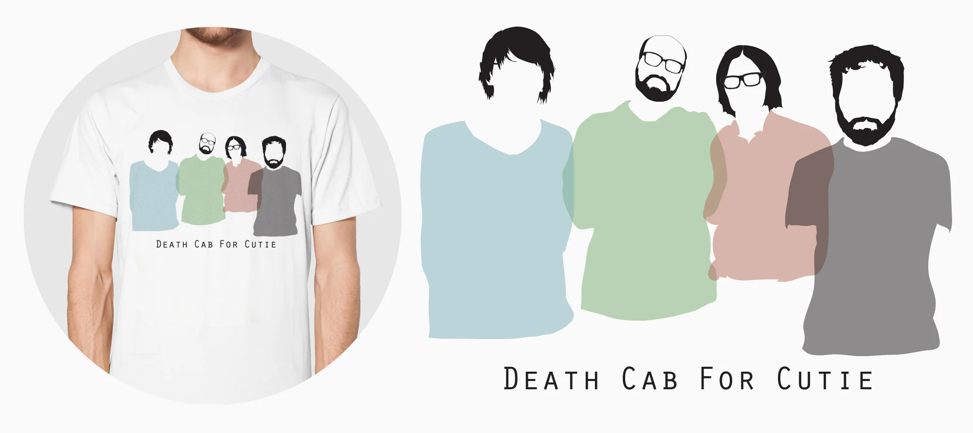 Designing for bands with a sense of humor is the best, as is working with bands who want to incorporate things they're fans of into their designs.