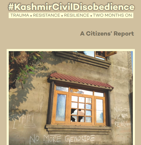 #KashmirCivilDisobedience - A Citizens' Report