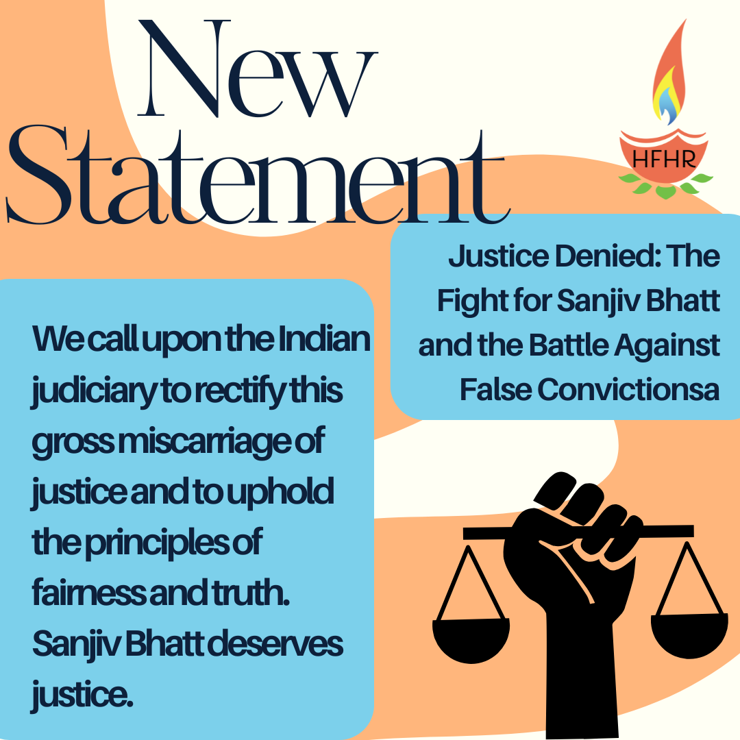 Justice Denied: The Fight for Sanjiv Bhatt and the Battle Against False Convictions