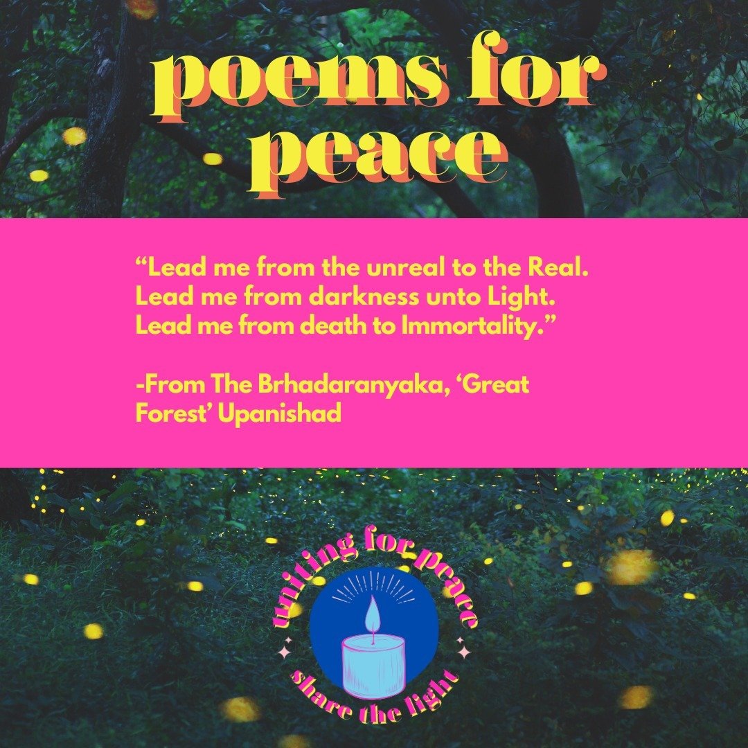 Poems are a powerful way to spread a message of peace, hope, and happiness, especially during times of uncertainty and division. Poems have been used for centuries to express these ideas of unity -- and today, we thought we'd share an ancient, but st