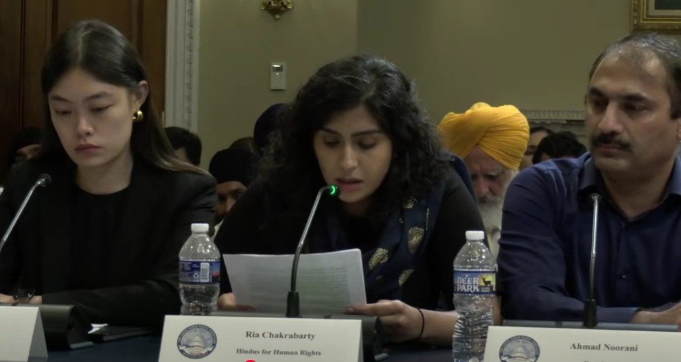 Yesterday, our own Ria Chakrabarty testified before the Tom Lantos Human Rights Commission, speaking truth to power on transnational repression.

Governments like India are increasingly using threats, digital surveillance &amp; diaspora pressure to s