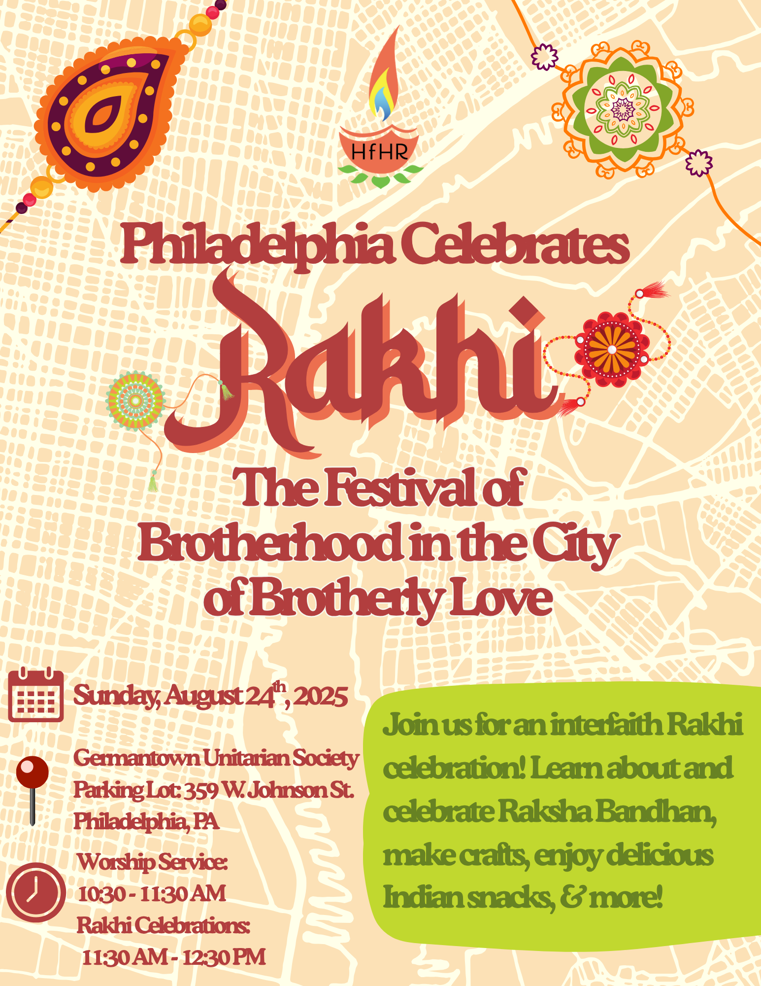 Philadelphia Celebrates Rakhi – An Interfaith Festival of Brotherhood