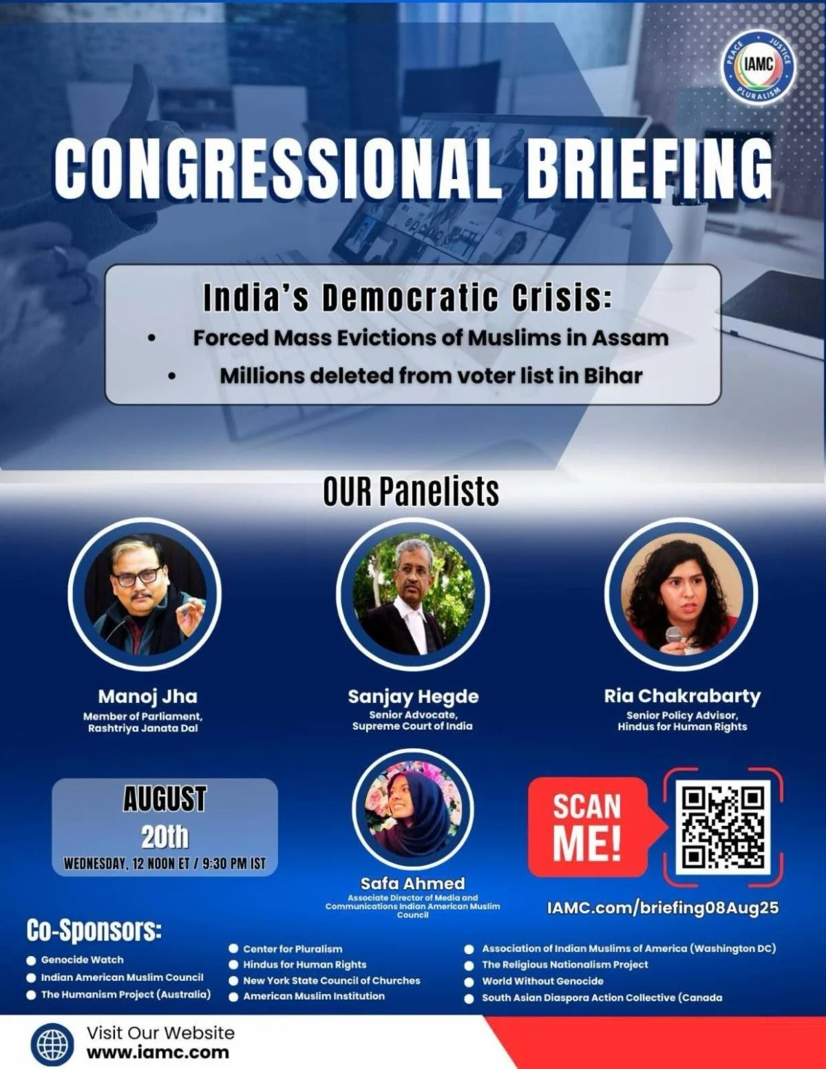 Congressional Briefing: India’s Democratic Crisis
