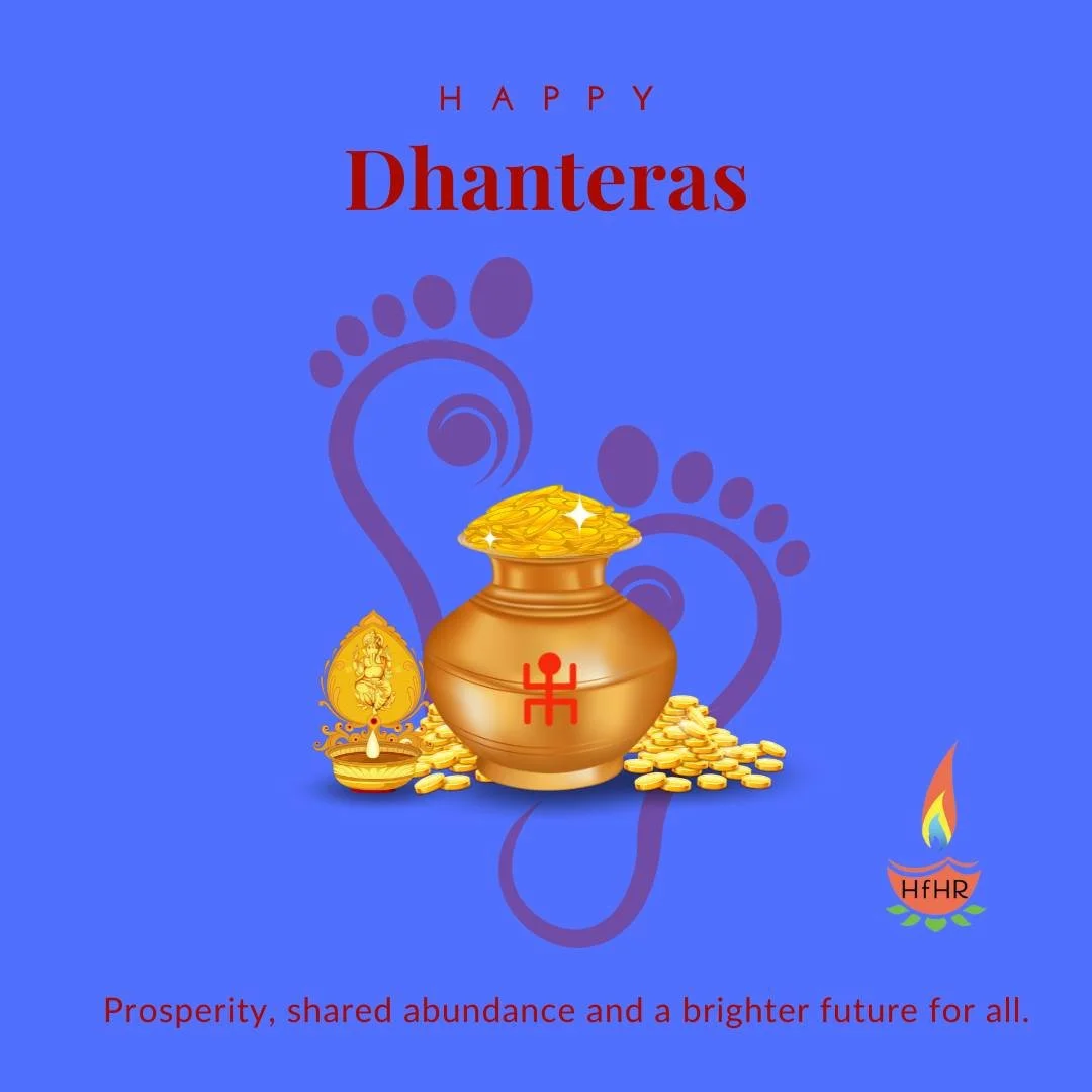 Happy #Dhanteras! ✨
May we find prosperity in compassion,
abundance in justice,
and wealth in the well-being of all.
🪔 &mdash; from Hindus for Human Rights @Hindus4HR