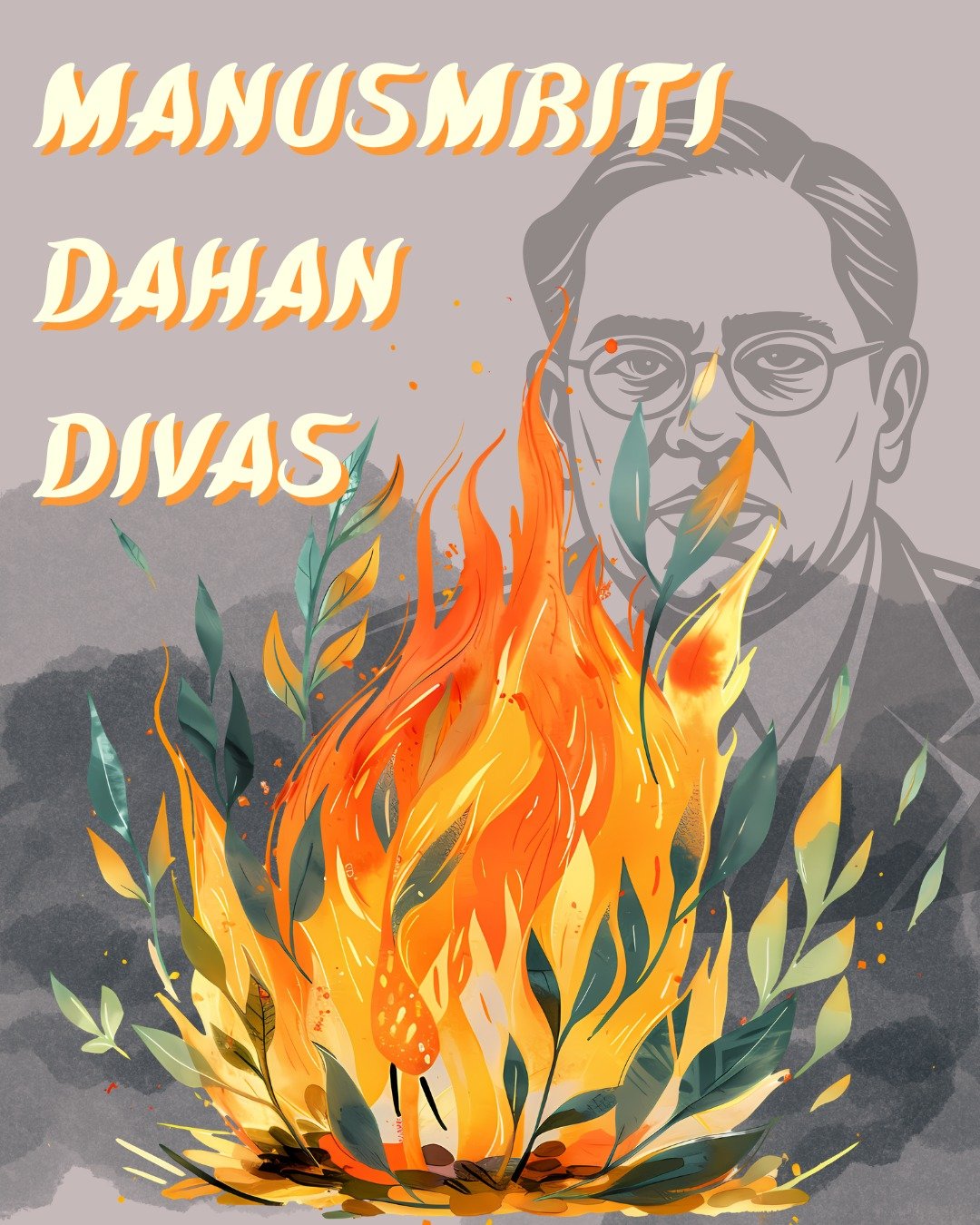 Today, we commemorate a monumental event in our collective struggle for justice and equality - #ManusmritiDahanDivas. This day marks the historic moment on December 25, 1927, when Dr. Ambedkar led a mass burning of the Manusmriti, a symbolic act of d