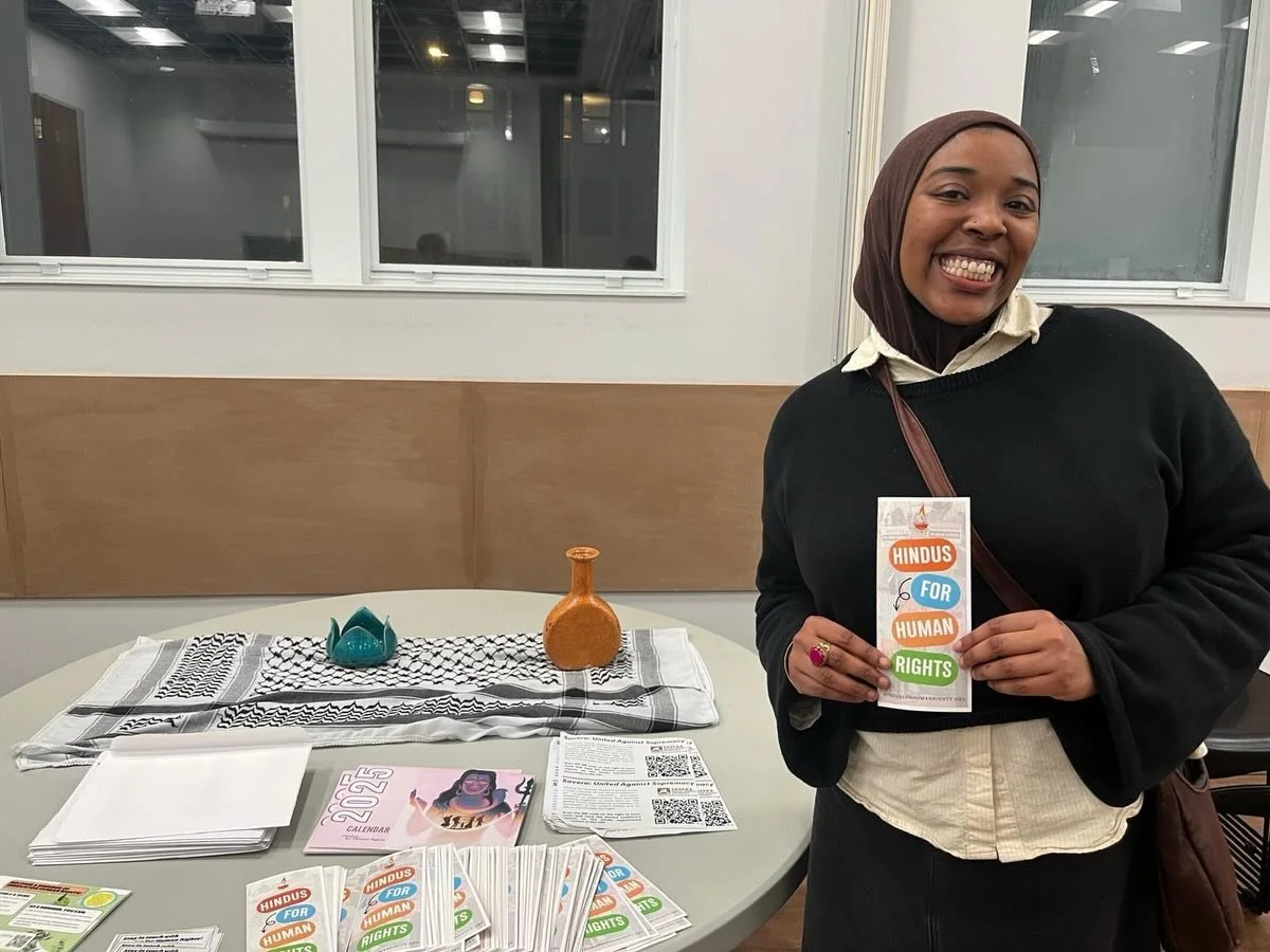 This past Friday, Hindus for Human Rights hosted our first ever multifaith, multicultural Iftar! 🌙

A celebration of the month of Ramadan, our Iftar brought together HEART, the Museum of Palestinian People, and BOL Co-op alongside families, activist