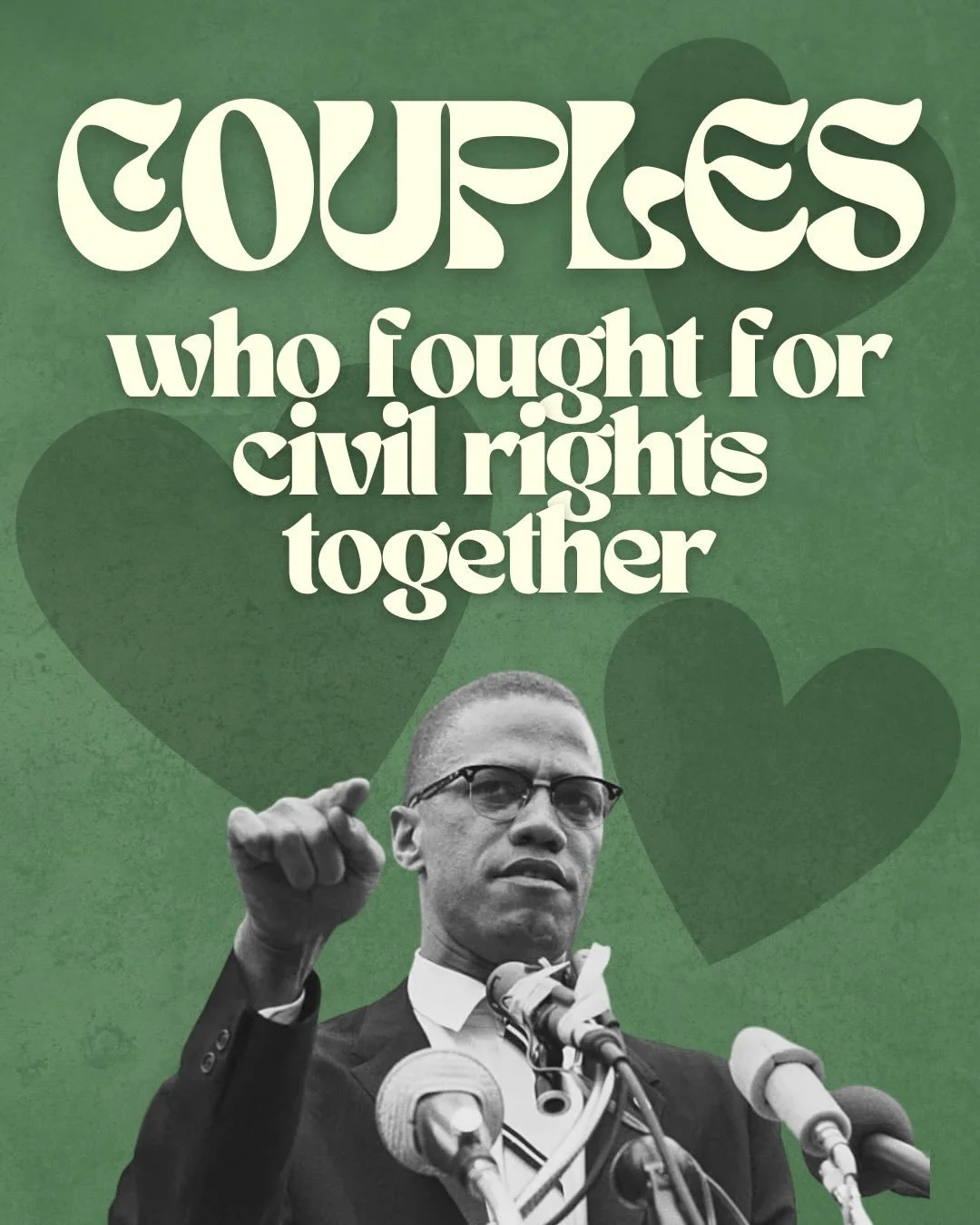 As the month of love &mdash; and Black History Month &mdash; comes to a close, we&rsquo;re all about couples whose love for their communities, civil rights, and human rights only further fueled their love for one another. 🖤✨

From the Obamas to the 