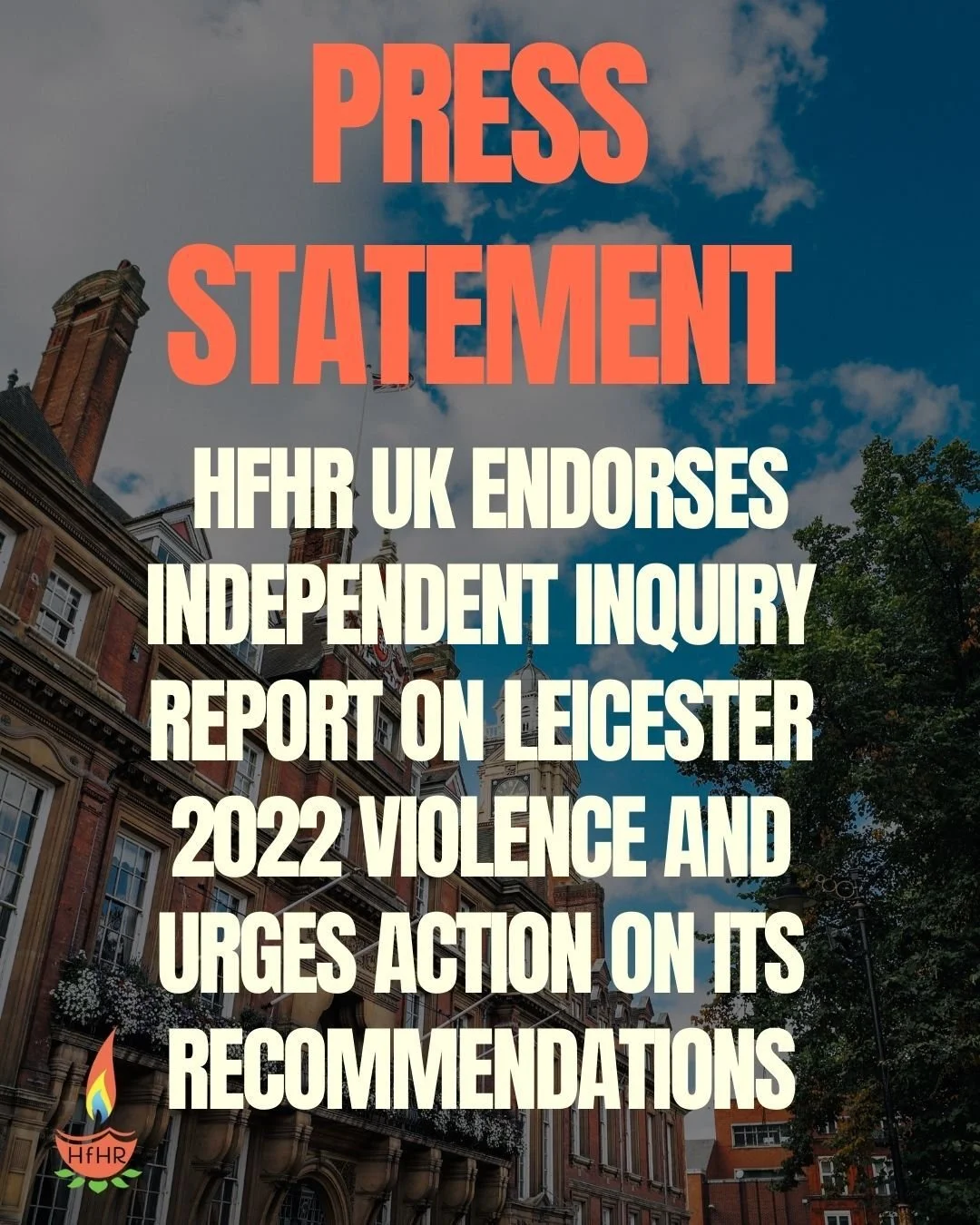 HfHR UK Endorses Independent Inquiry Report on Leicester 2022 Violence