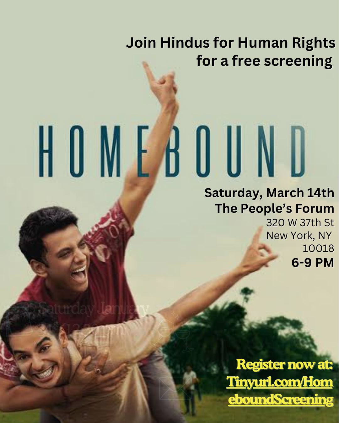 Homebound – Free Film Screening - NYC