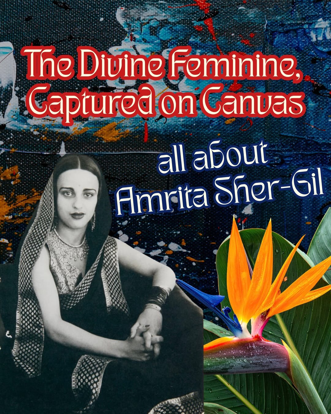 As #WomensHistoryMonth unfolds, we want to continue to recognize the divine feminine that is present all around us &mdash; especially in the South Asian history that shapes who we are today. ✨

Art is inherently political &mdash; and Amrita Sher-Gil 