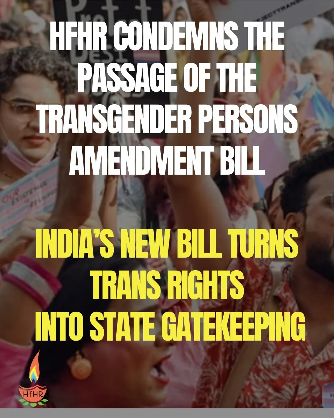 India&rsquo;s Transgender Persons (Protection of Rights) Amendment Bill, 2026 is not protection. It is a rollback of self-identification, dignity, and equal rights.

By narrowing who the law recognizes as transgender and expanding medical and bureauc