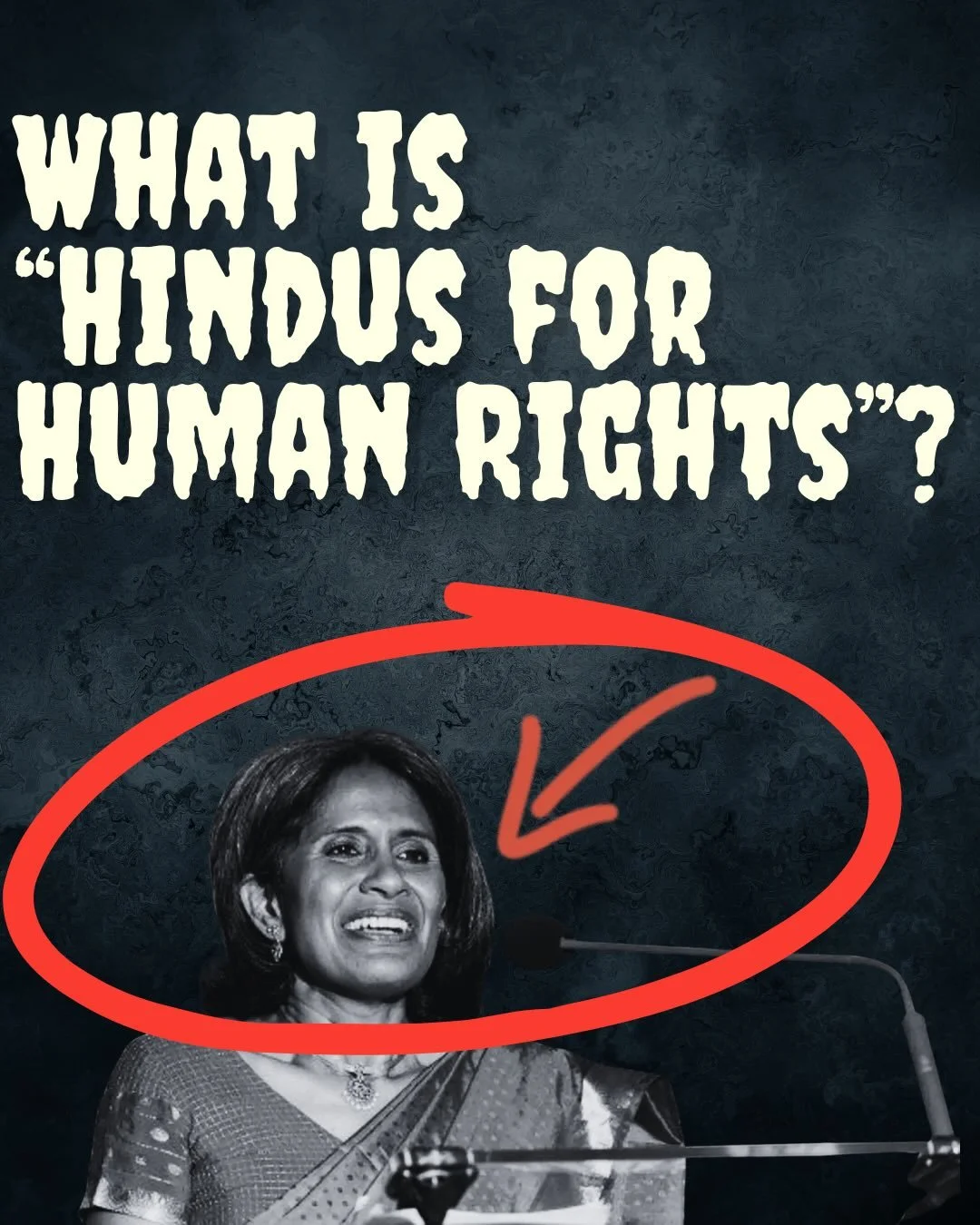 Right-wing Hindu nationalist groups are attacking Hindus for Human Rights because our existence threatens their central claim: that they speak for Hindus.

They do not.

HfHR is made up overwhelmingly of Hindus. Our board and staff are 88% Hindu, and