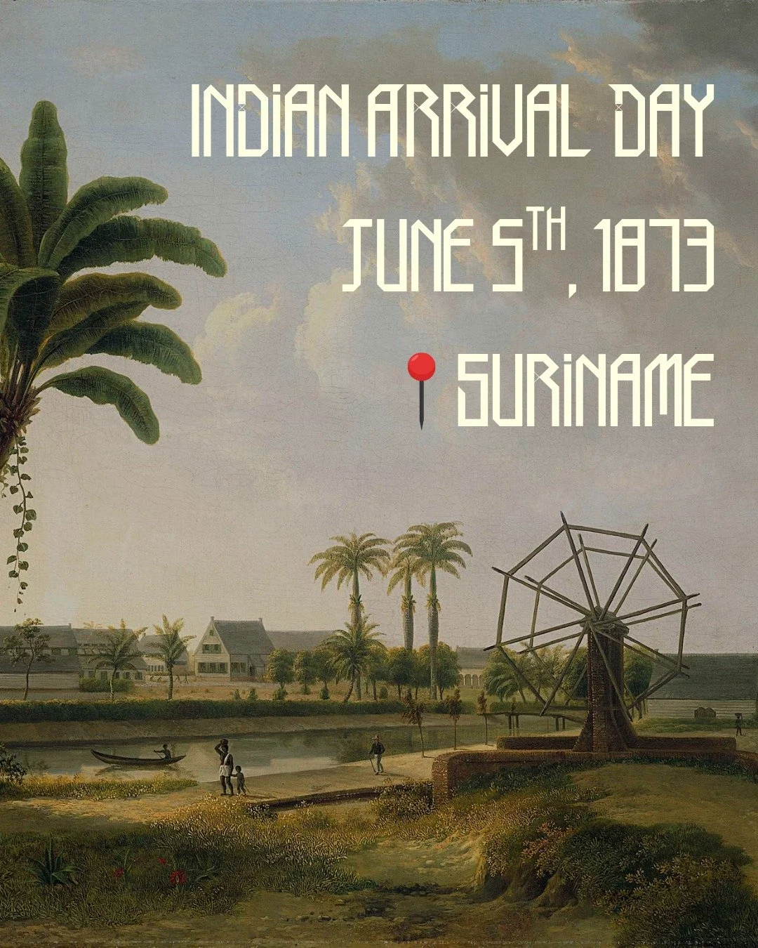 On Indian Arrival Day in Suriname, we honor the descendants of Indian indentured workers who carried memory, language, labor, faith, and resilience across oceans.

Diaspora history is survival, transformation, and the making of new worlds.

Learn mor