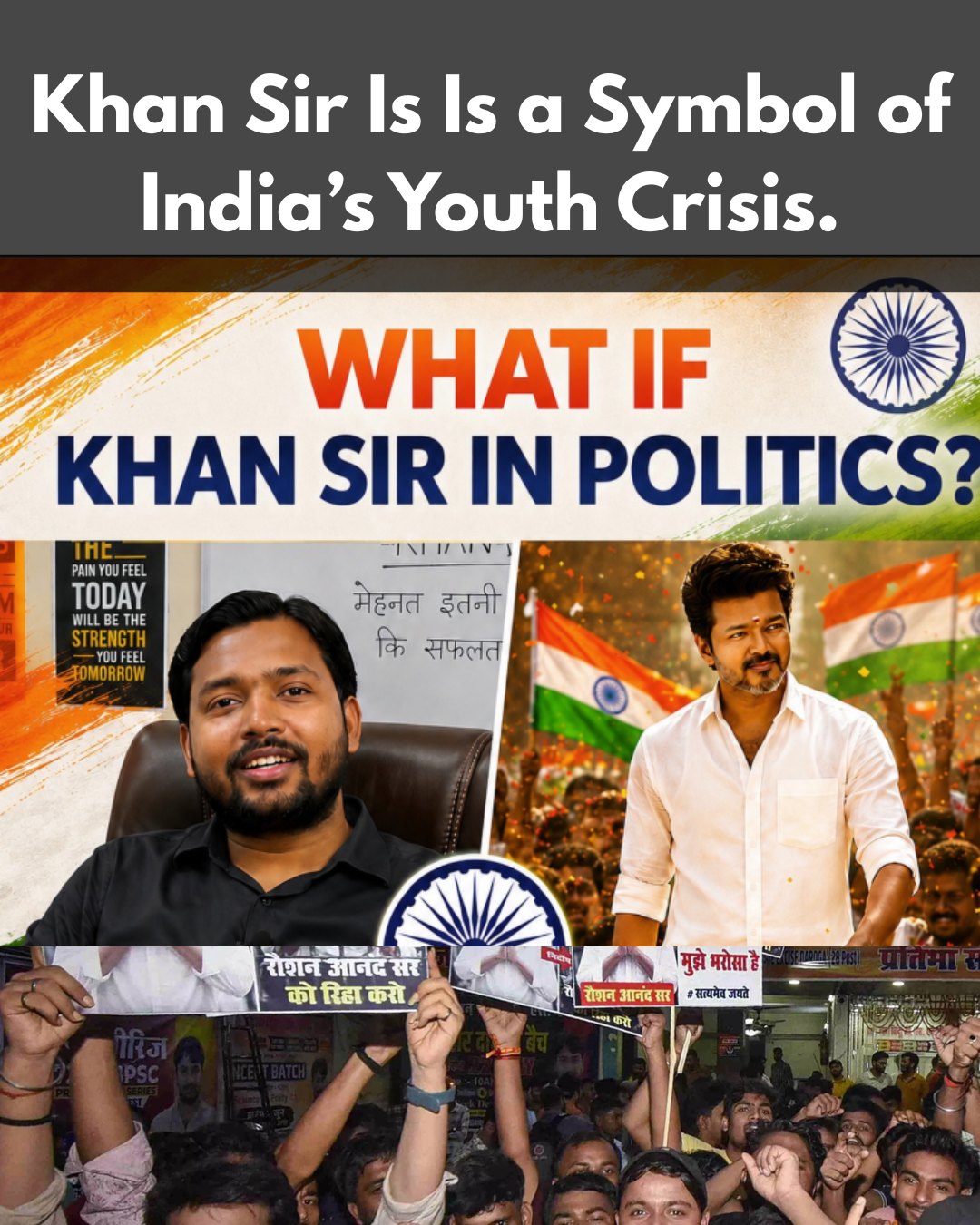 Khan Sir Is More Than a Coaching Celebrity. He Is a Symbol of India’s Youth Crisis.
