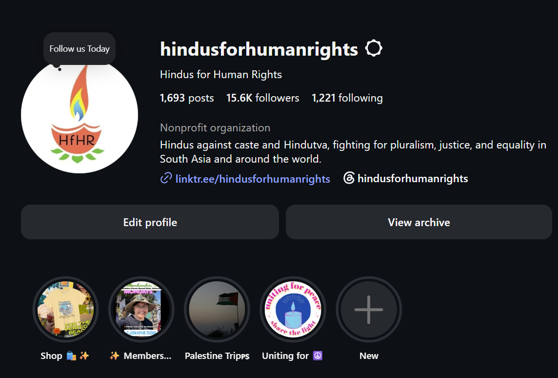 Follow us on Instagram
