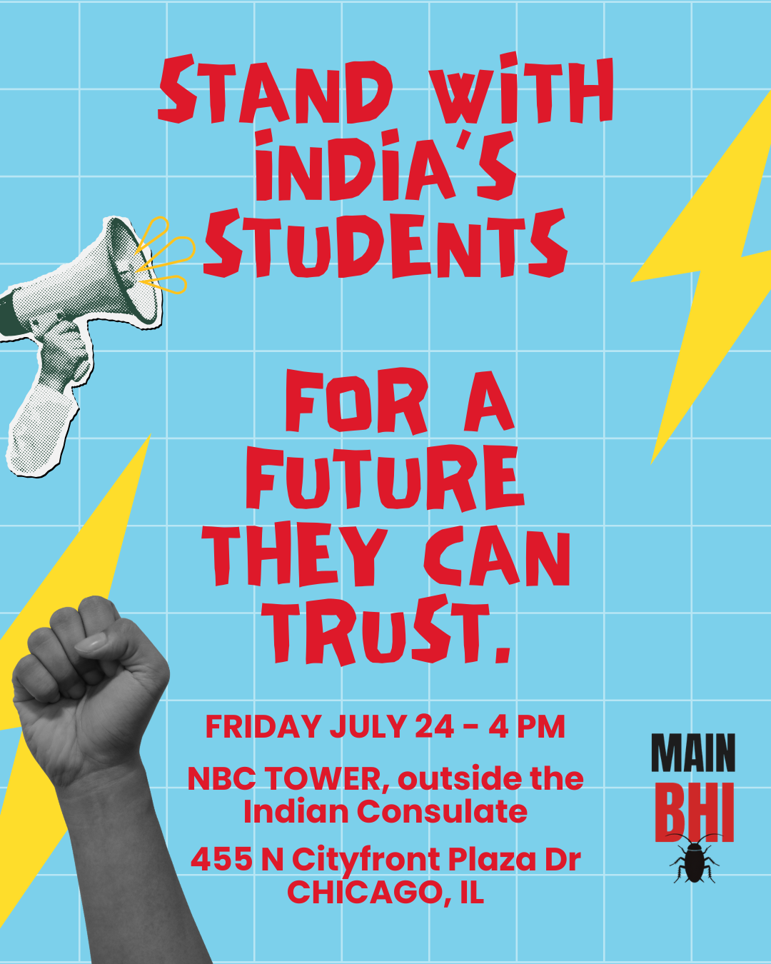 Stand With India’s Students: Chicago