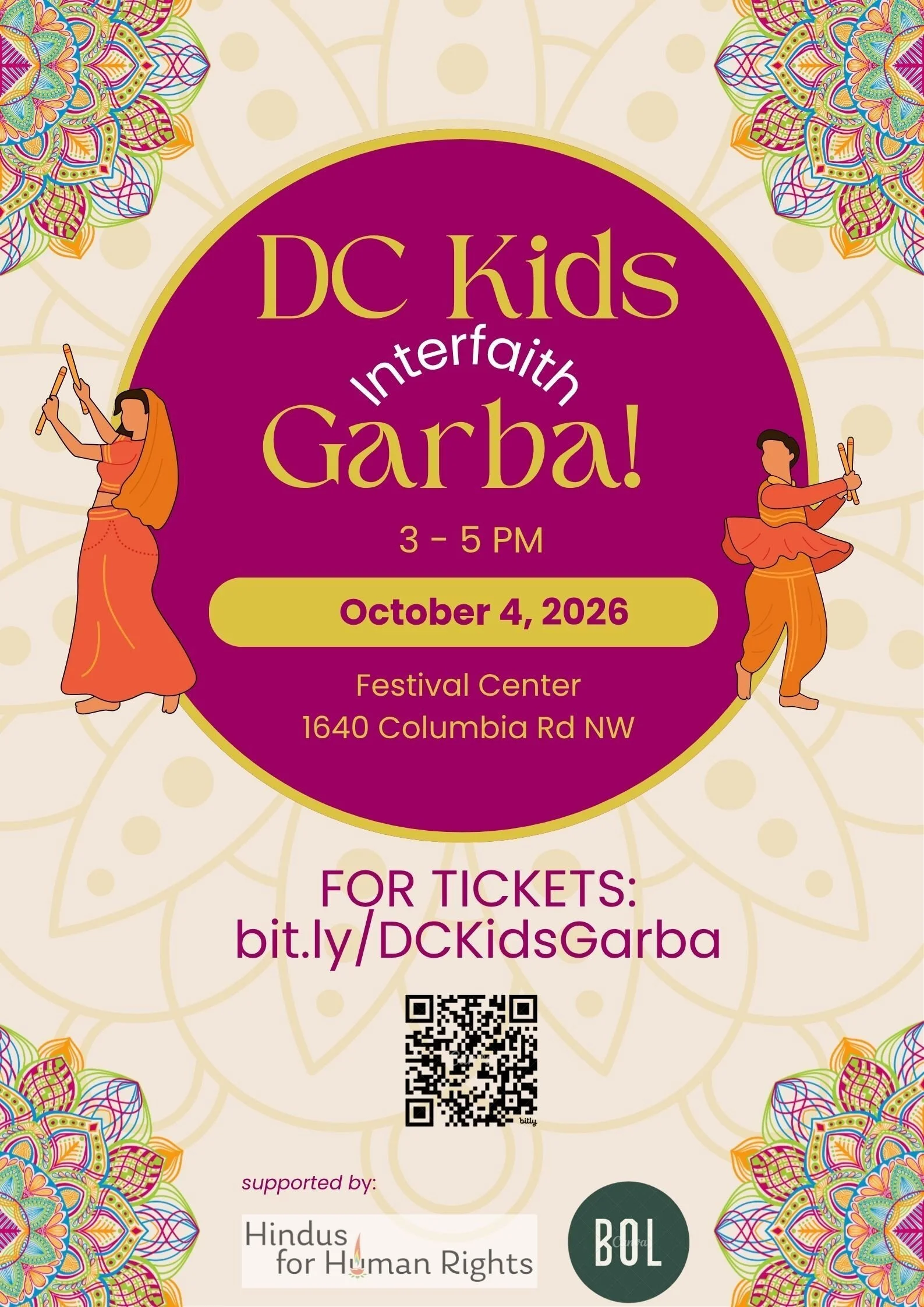 DC Kids Interfaith Garba