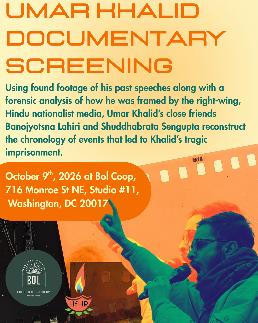 Umar Khalid Documentary Screening: Washington, DC