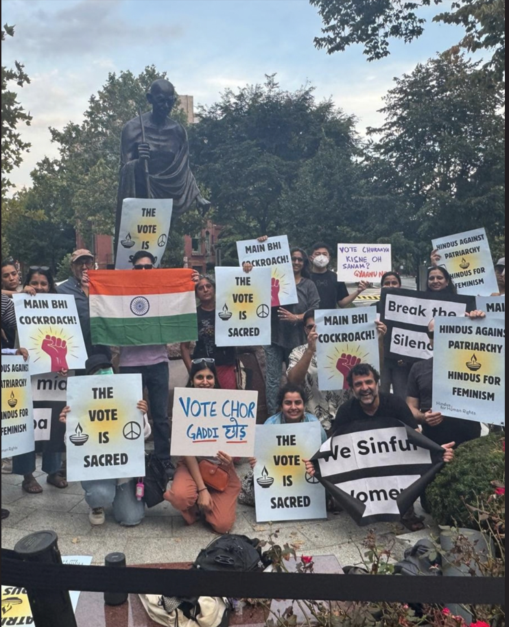 In Defense of Indian Democracy: Gandhi Jayanti Protest in Washington, DC