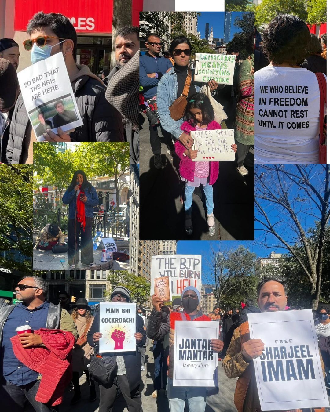 Hundreds Gather in New York to Stand With India’s Democracy