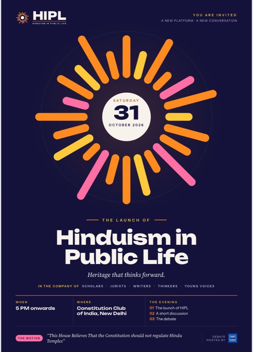 Hinduism in Public Life: Launch Event and Debate, NEW DELHI
