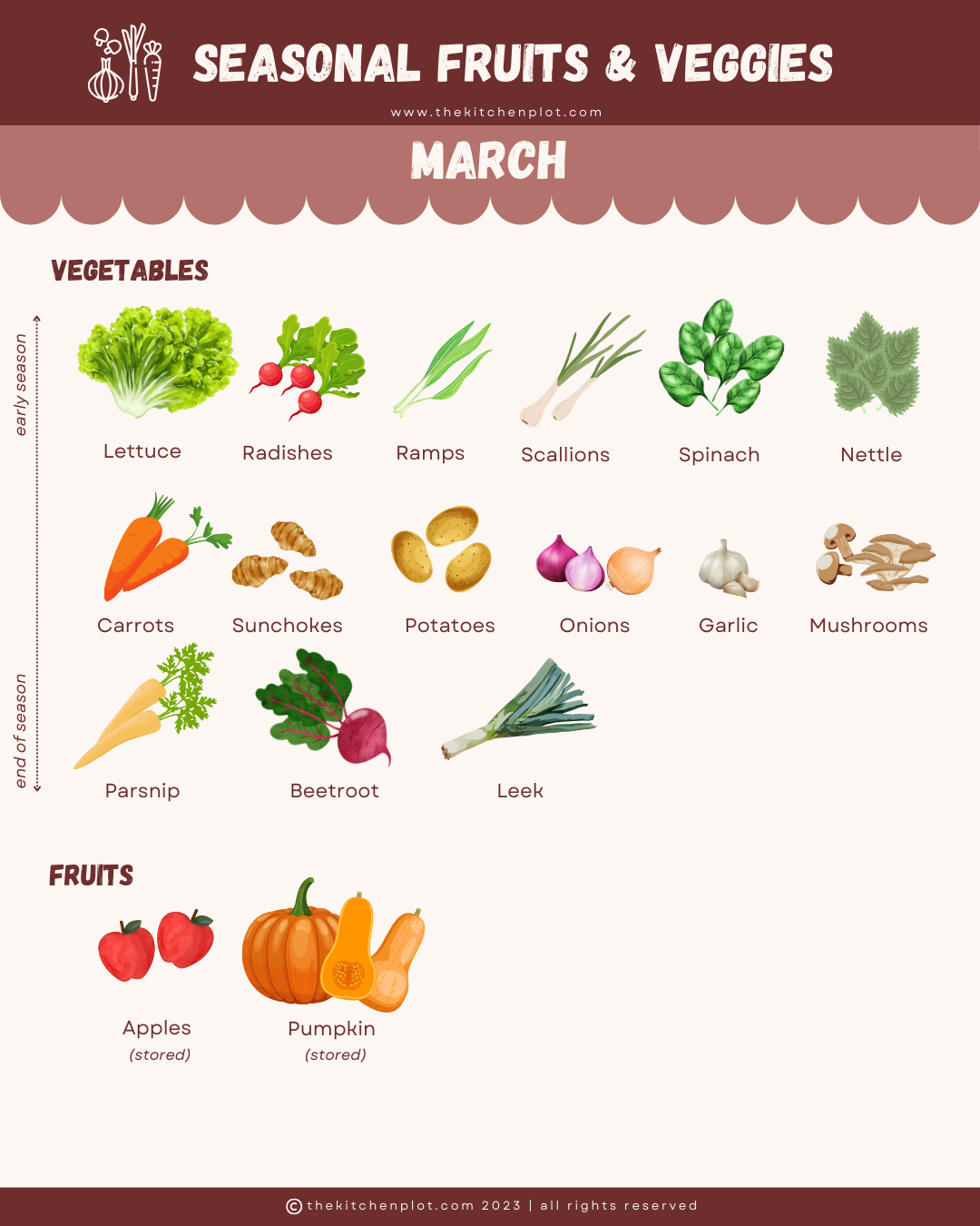 Seasonal Produce — The Kitchen Plot