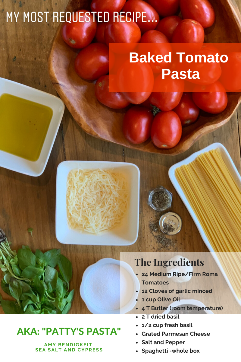 MY MOST REQUESTED RECIPE: Baked Tomato Pasta