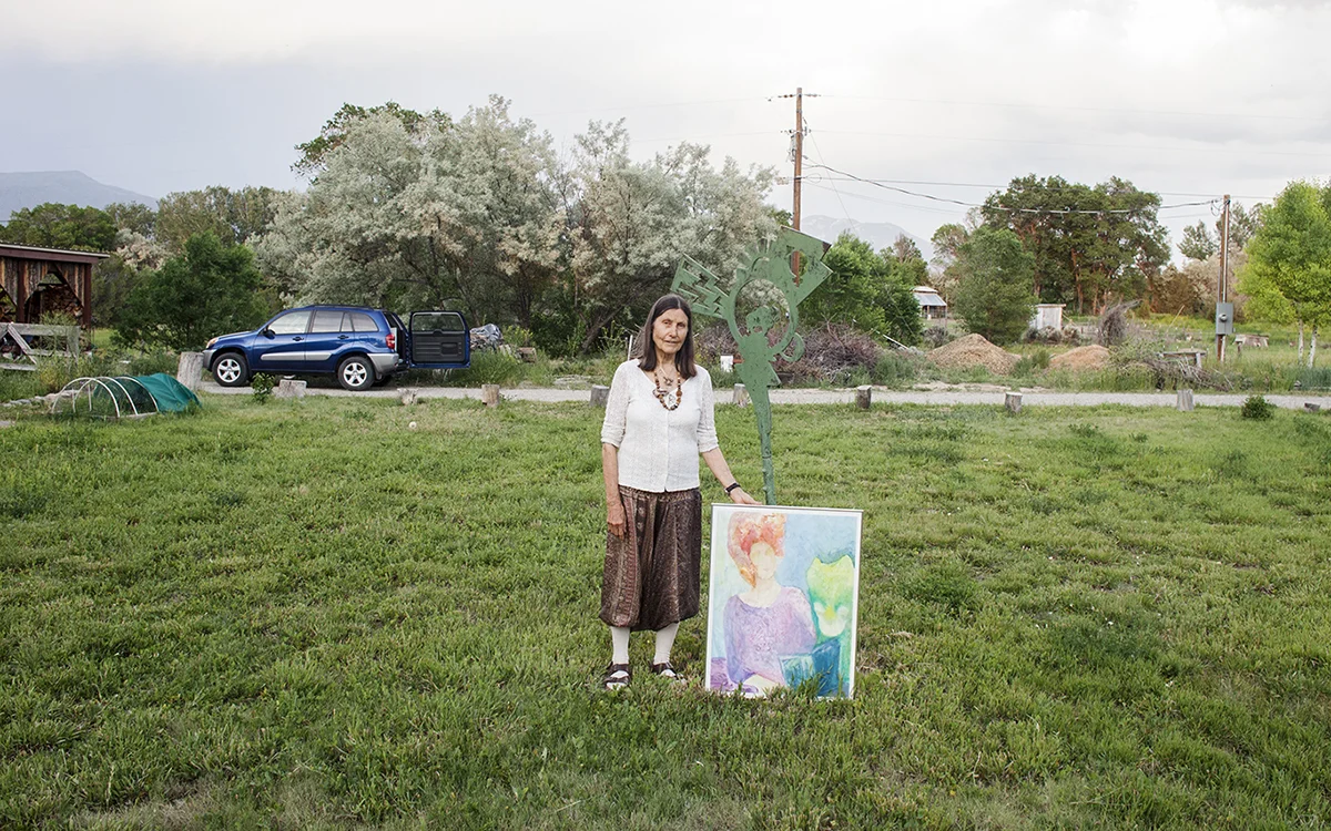Woman and Self Portrait