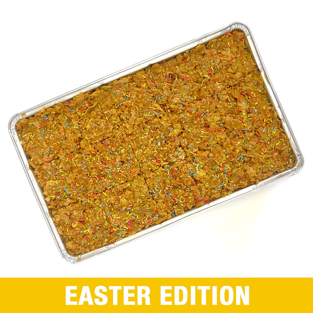 Cornflake & Strawberry Traybake