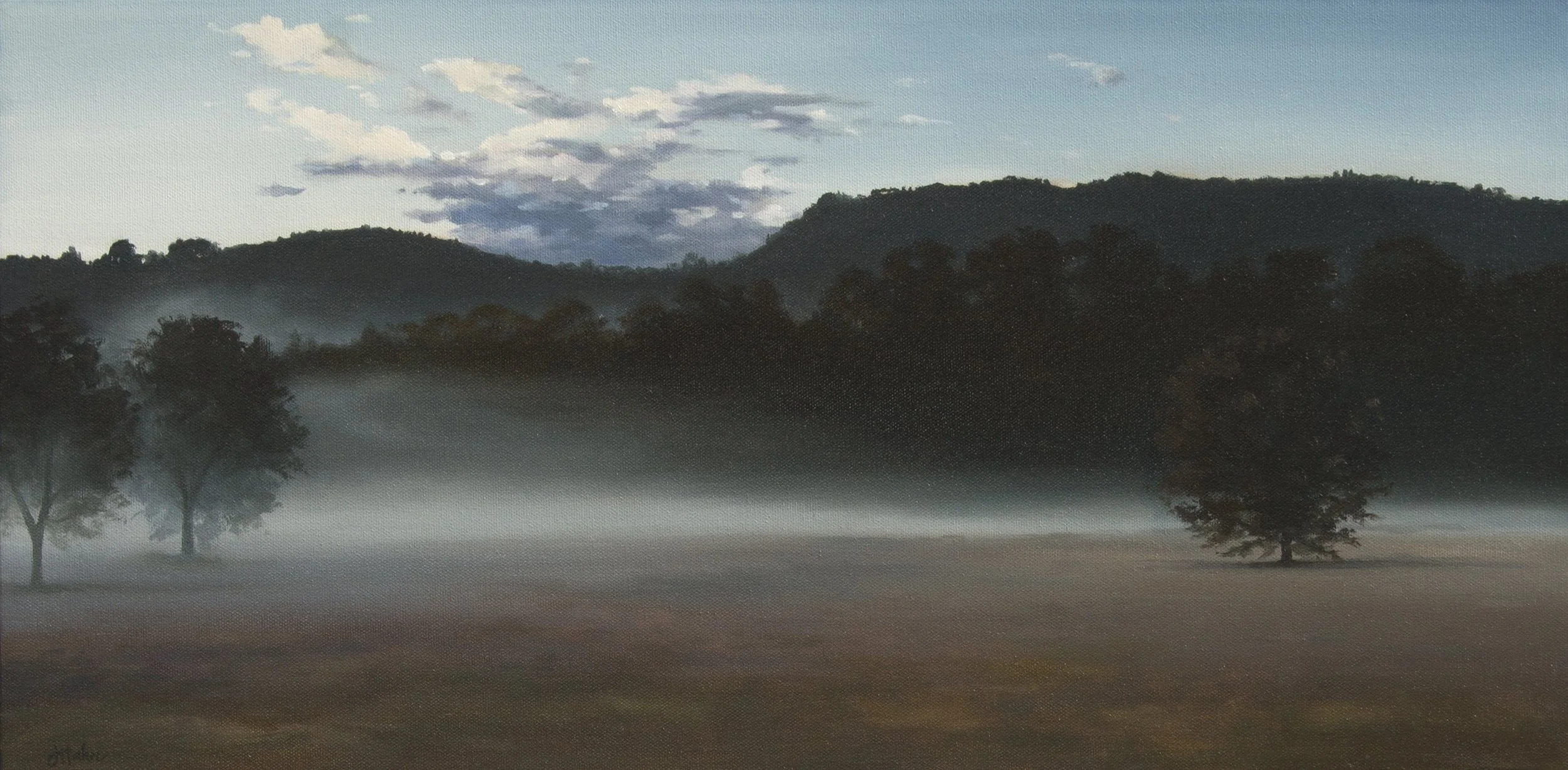 “New Every Morning” © Jen Hahn Studio 12”x24” Oil on canvas
