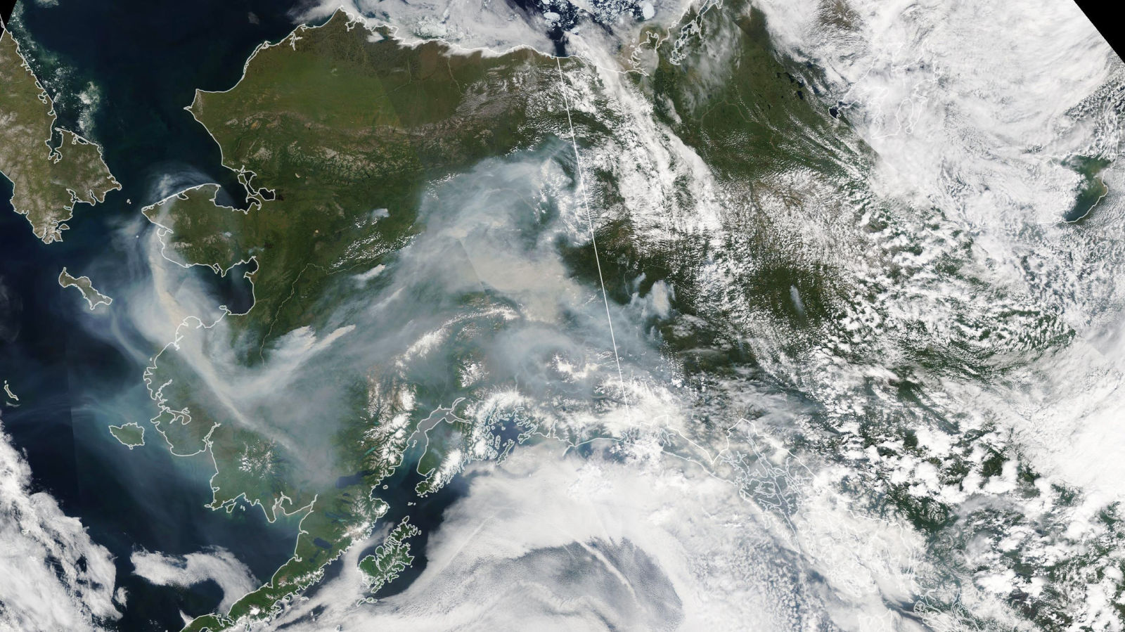 Alaska's wildfire season is exploding, spreading smoke across the state