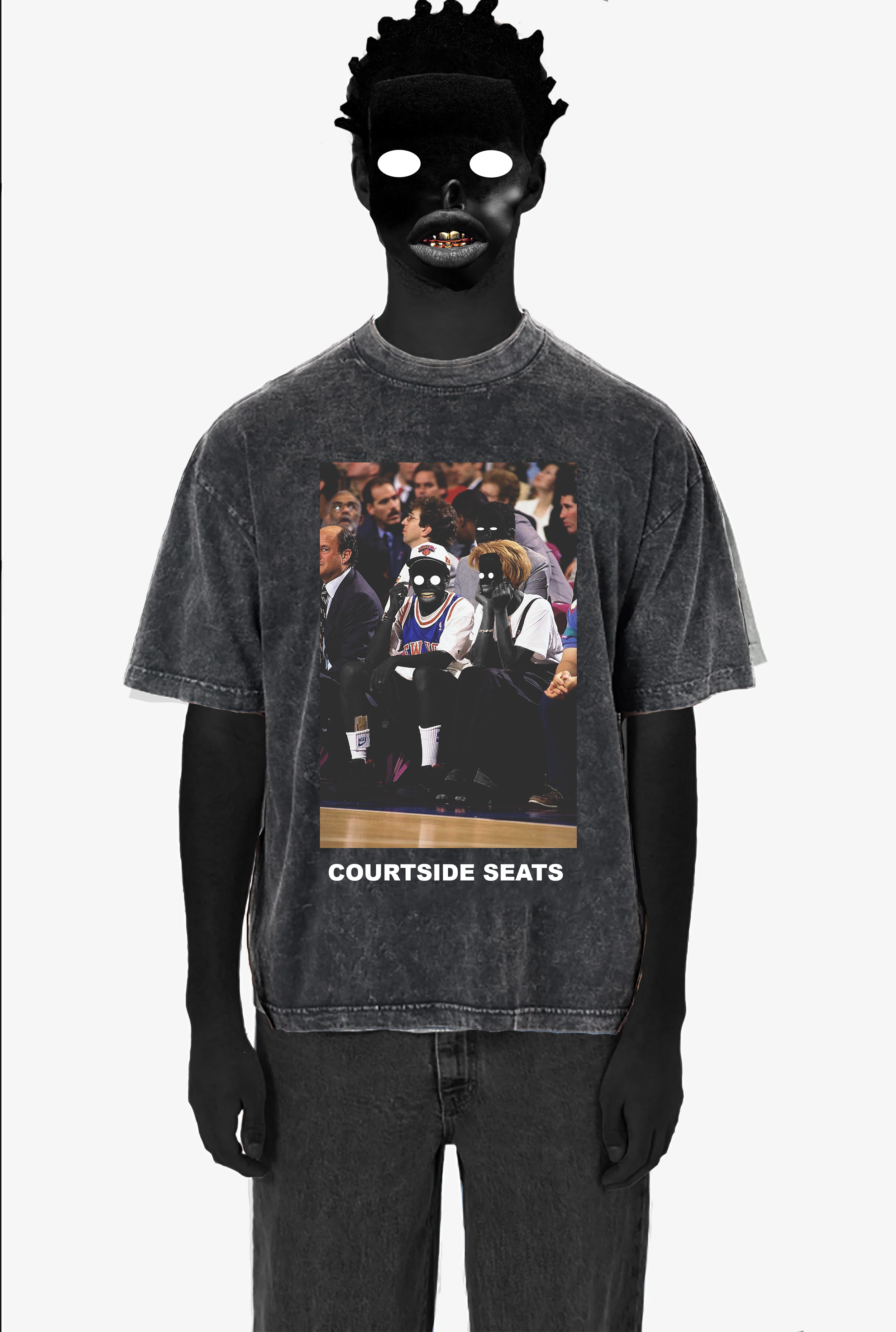 "COURTSIDE SEATS" TEE