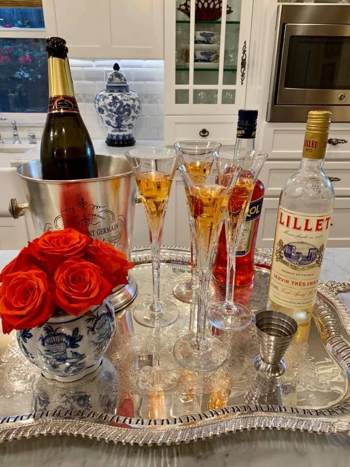 My Antique Silver Trays... Not from Paris!