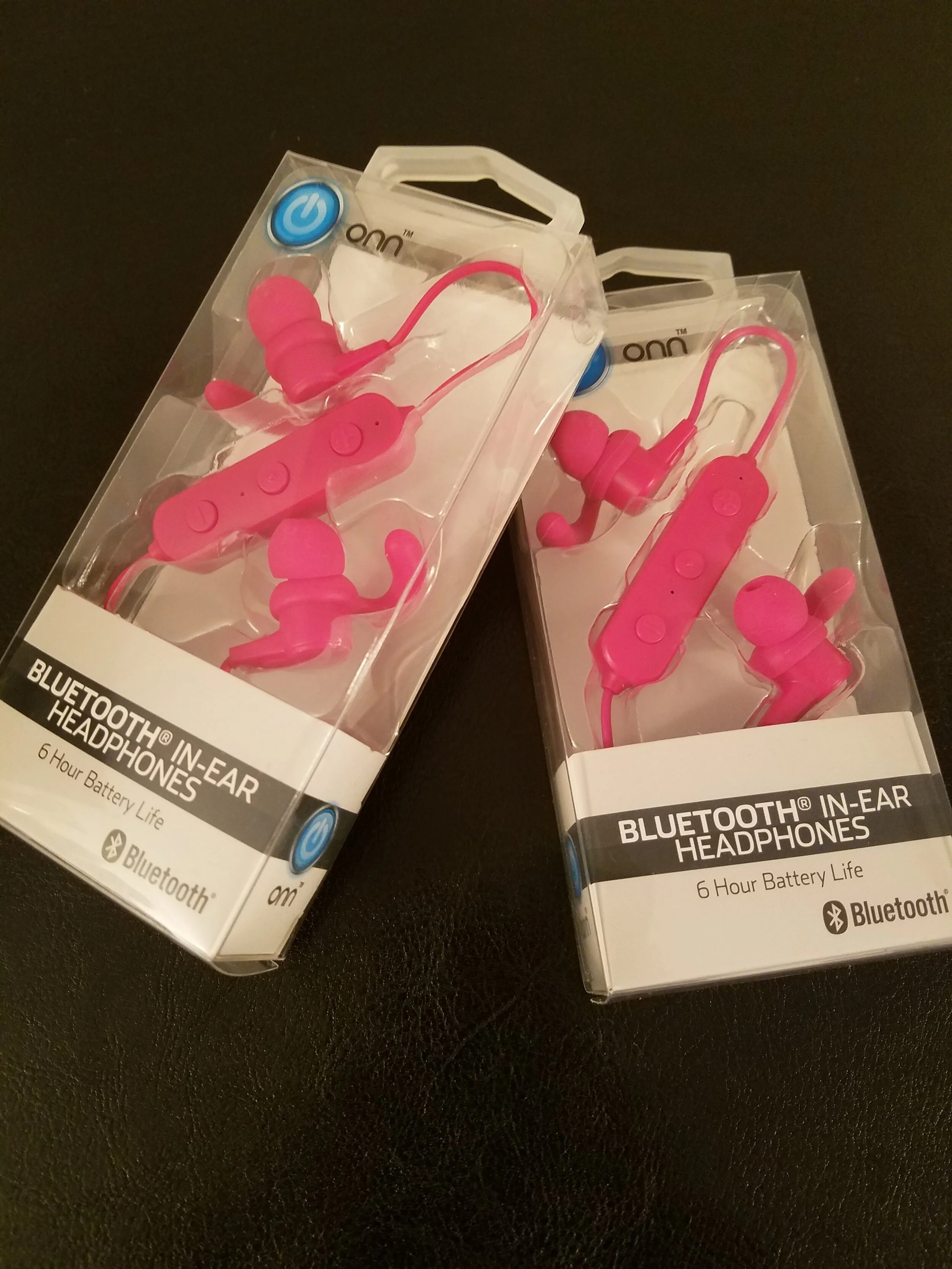 ONN Bluetooth In-ear headphones-Pink 