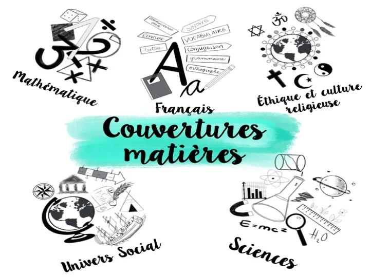 Couvertures matières - Cartable