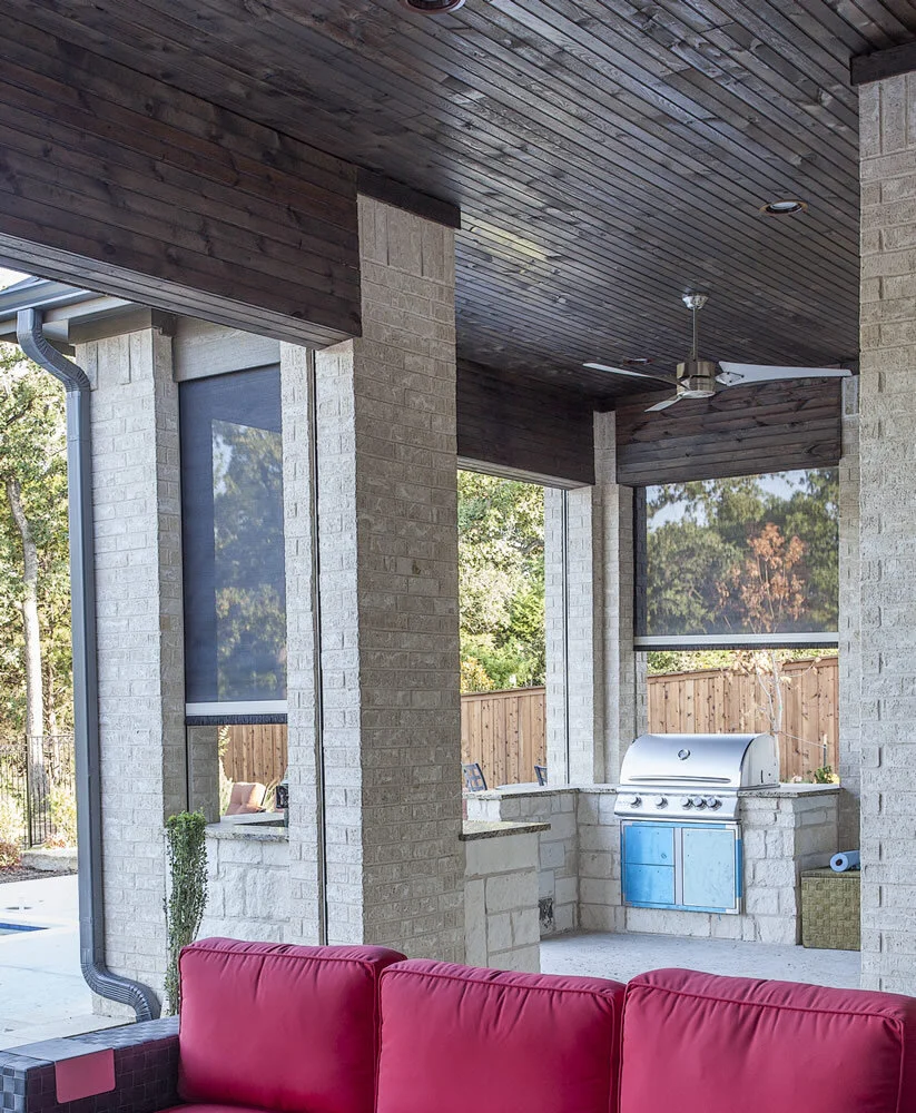 outdoor screens for patios on Texas Outdoor Shades