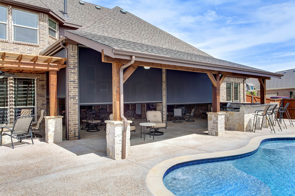 Motorized Outdoor Shade Texas Shades Motorized Outdoor Shade Texas, Motorized Outdoor Patio Shades