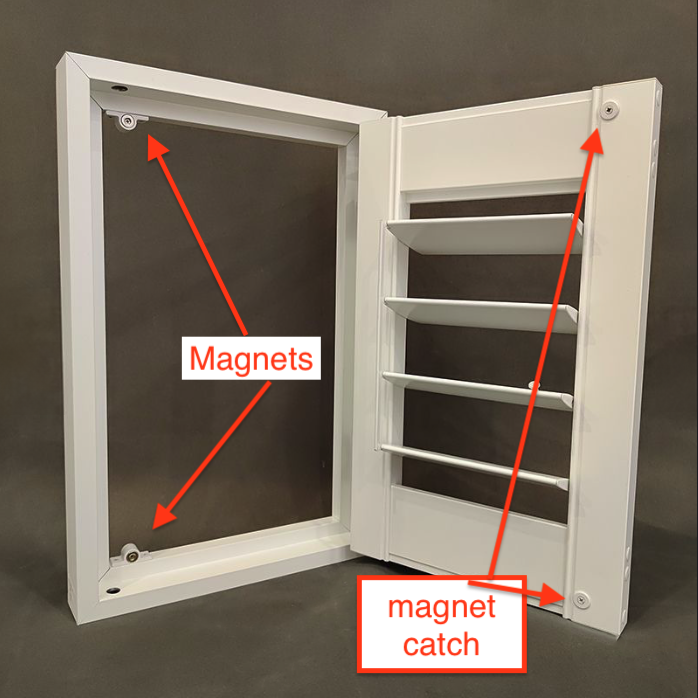 Magnet placement