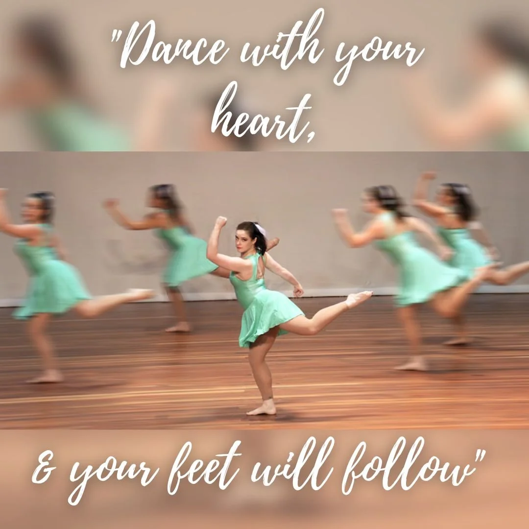 &quot;Dance with your heart, and your feet will follow.&quot; 💙