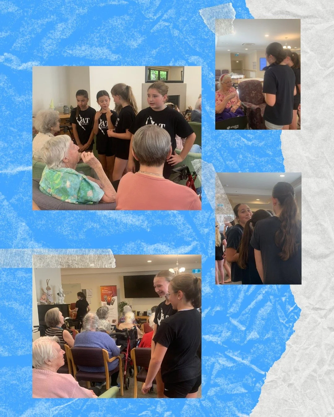 Our Troupe team had the pleasure of performing at Cheltenham Manor before the Easter break. They enjoyed sharing their love for dance with everyone there and having a chat to the residents afterwards!