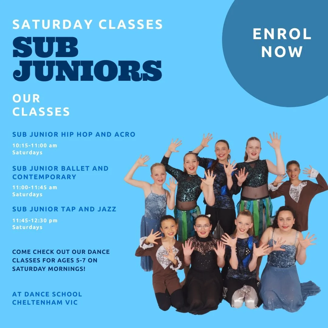 Come check out our dance classes on Saturday mornings! 💙