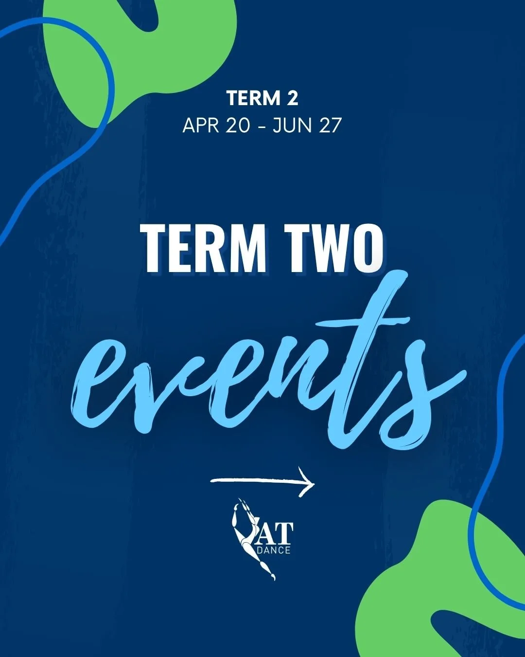 Term 2 starts tomorrow and we can&rsquo;t wait to get back into the studio

A new term means lots of different events on,
Swipe through to see whats in store!✨ 

Ready to join us for Term 2? 
💙💚🖤