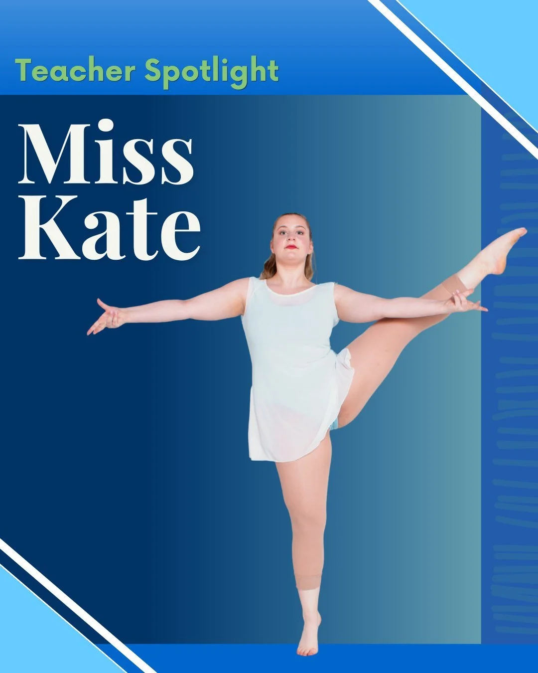 As part of our 10-year anniversary celebrations, we are introducing the people who make AT Dance what it is.

This week we spoke with Miss Kate. For six years, she has helped students grow in skill, confidence and connection, from the first class of 