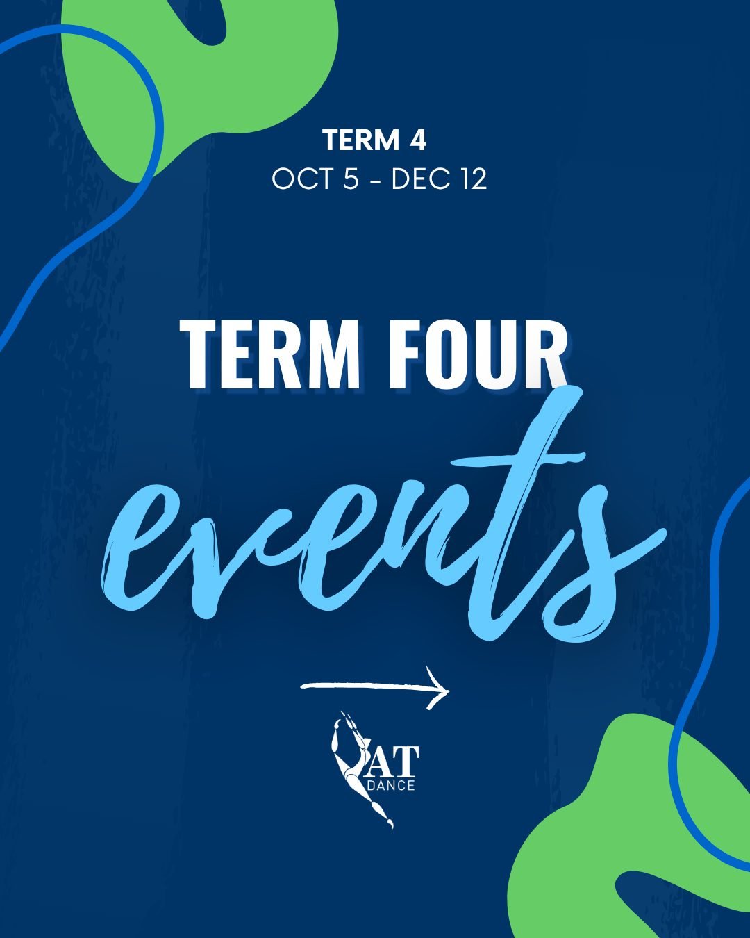 Dance starts back tomorrow for Term 4! We hope you're ready to get your boogie on again for our jam packed and exciting term!!
